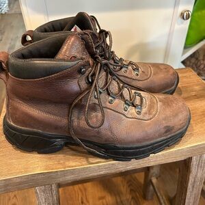 Red Wing Boots Sz 10 D Mens 6681 5 In Hiker Steel Toe Waterproof Leather Brown